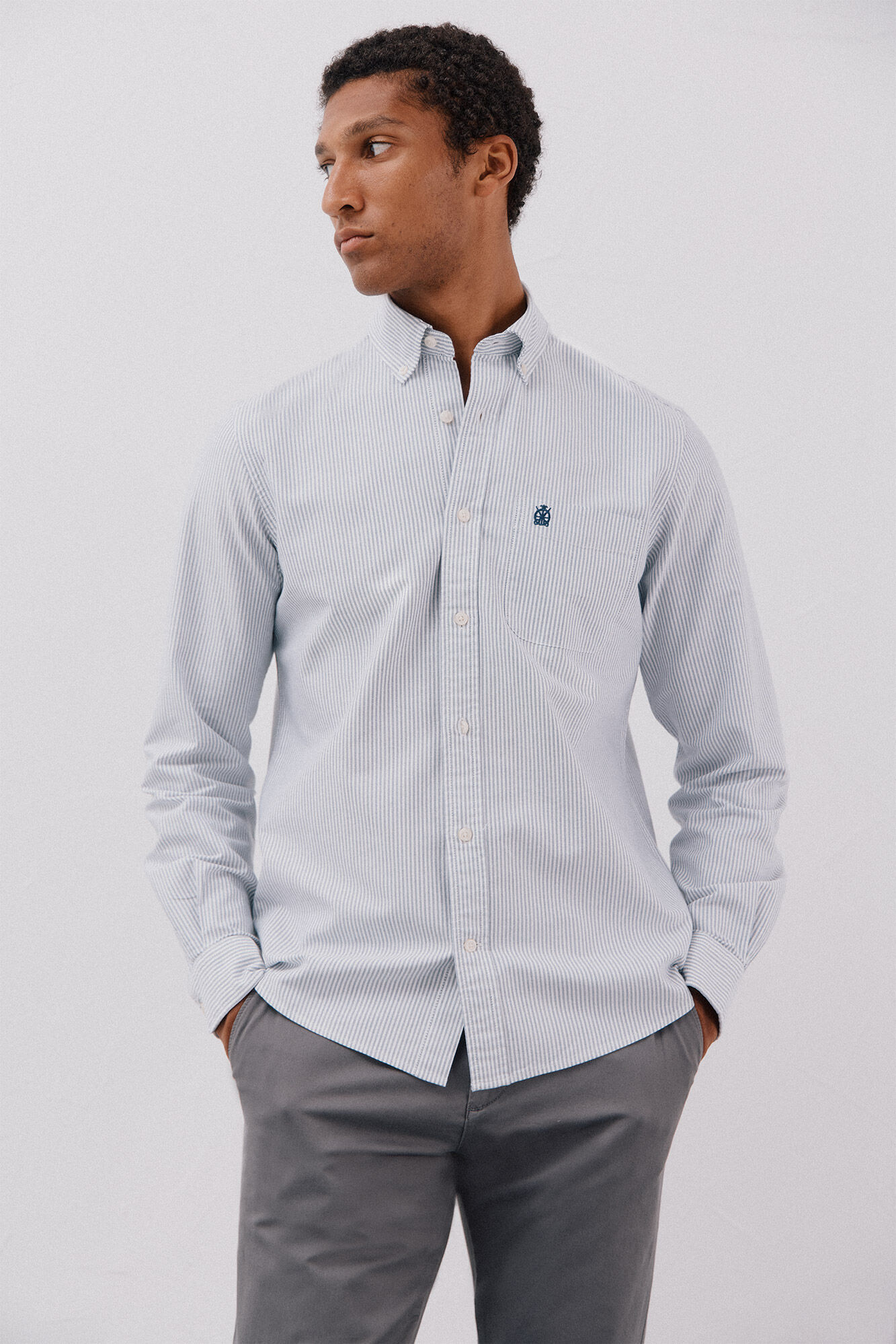 Cortefiel Candle stripe oxford shirt