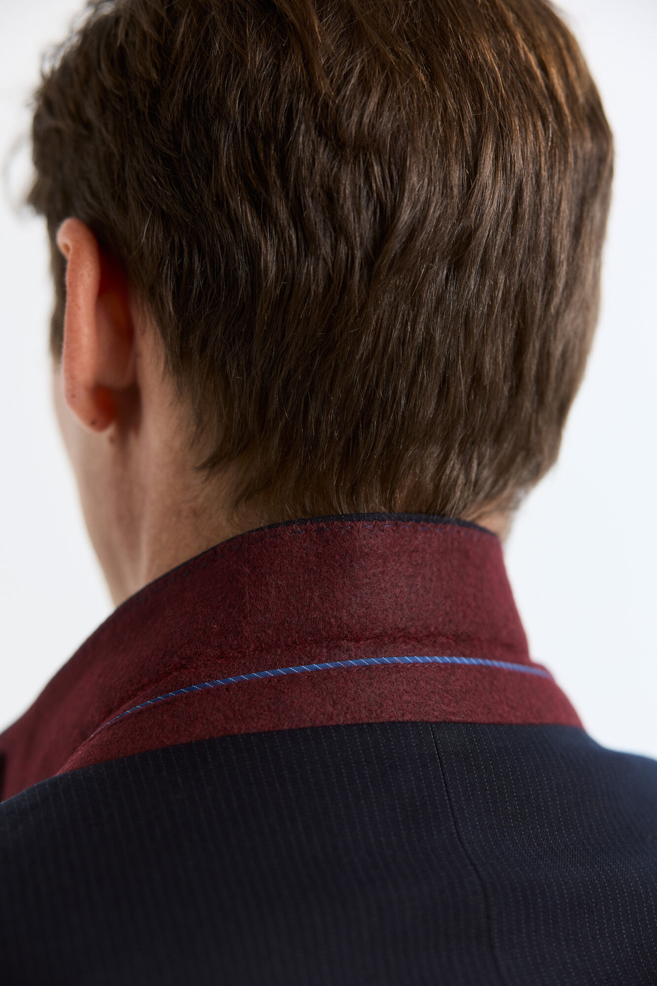 Cortefiel Striped blazer Navy