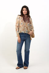 Slowlove Jeans campana Azul