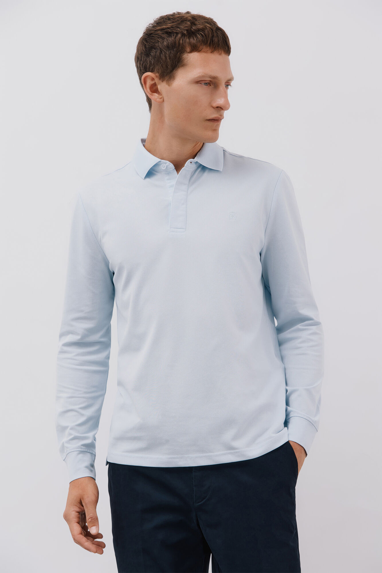 Cortefiel Regular fit polo shirt Blue