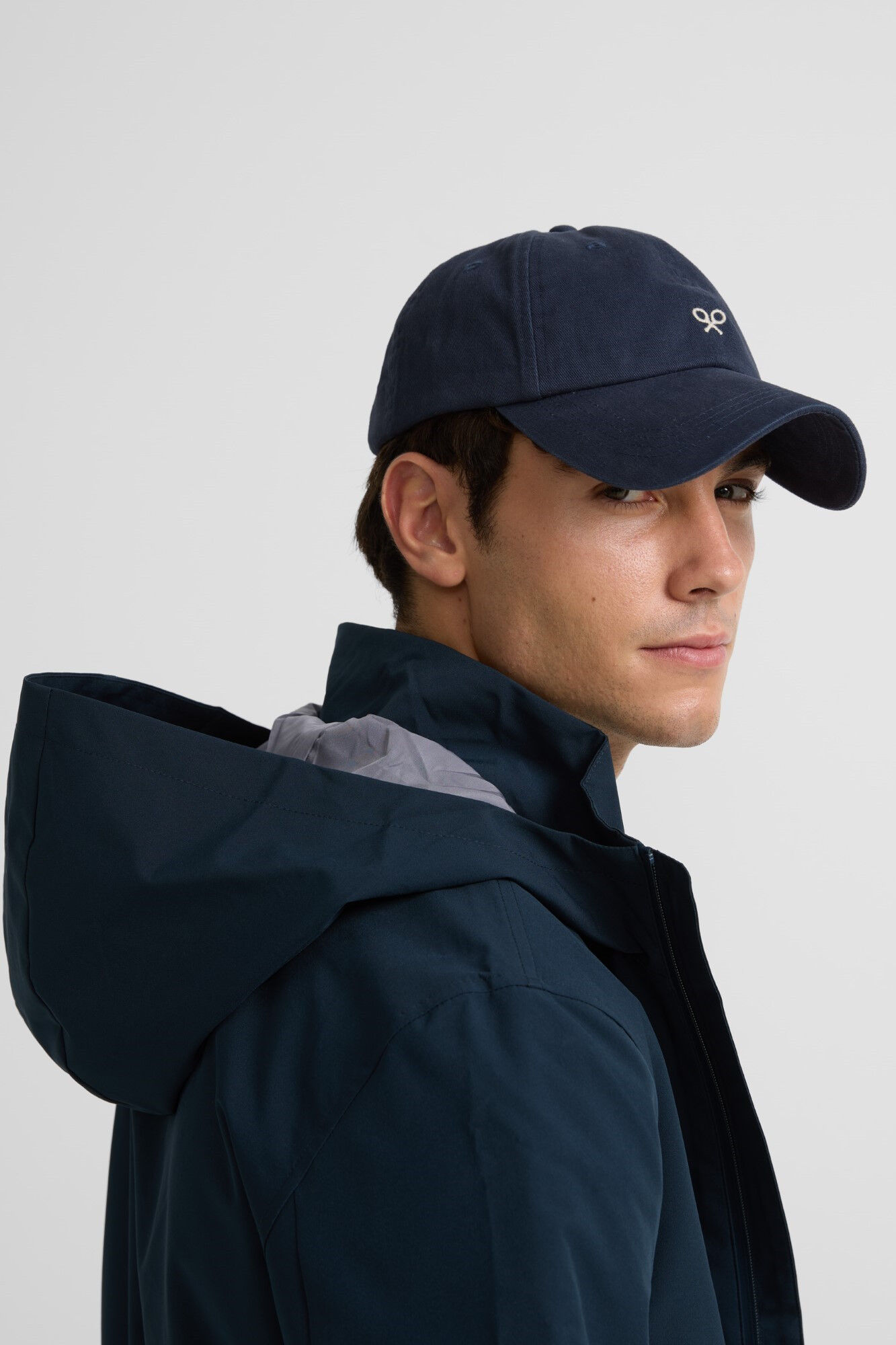 Silbon Chaqueta cortavientos capucha Azul marino