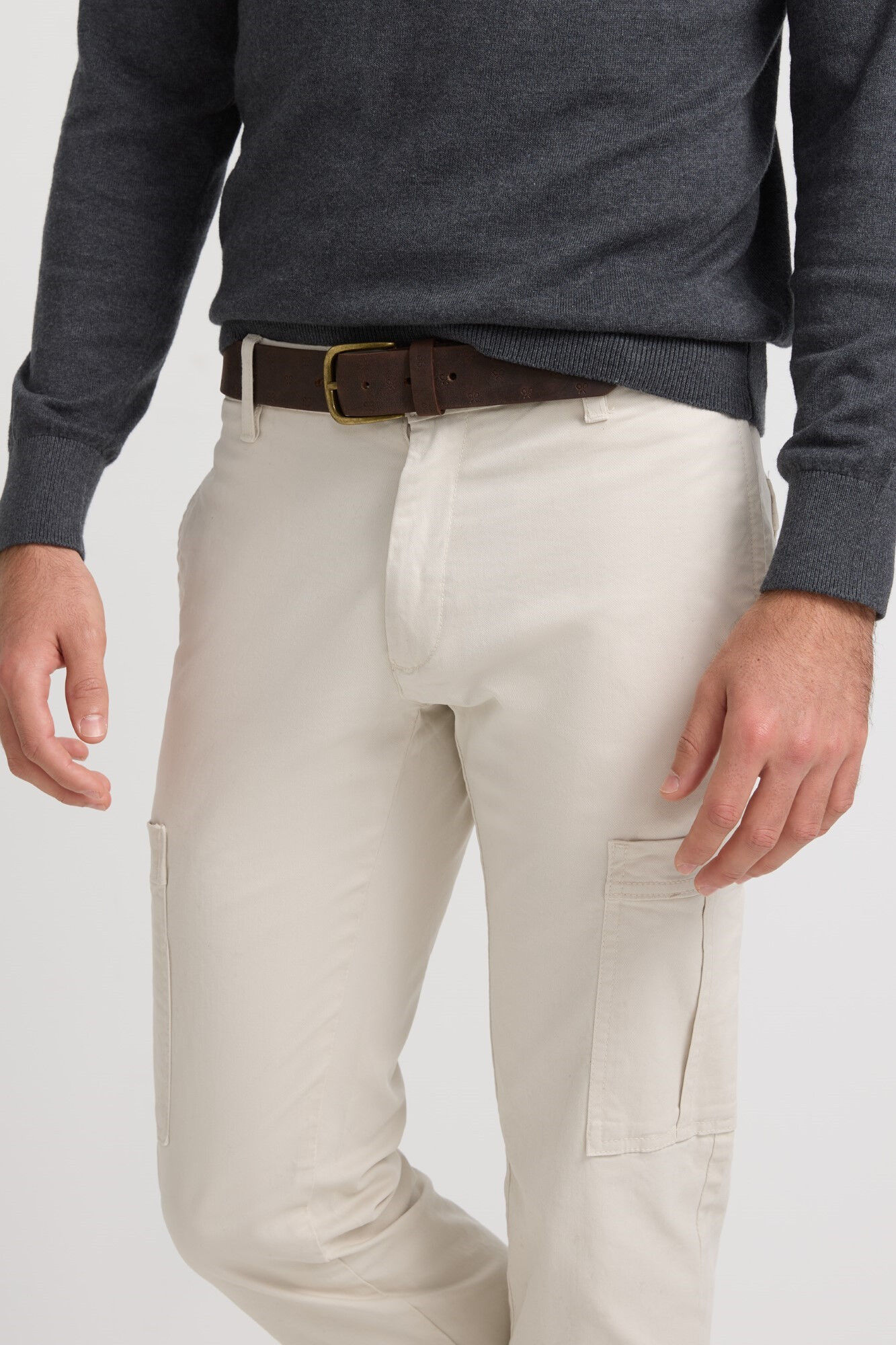 Silbon Pantal&oacute;n sport cargo Beige