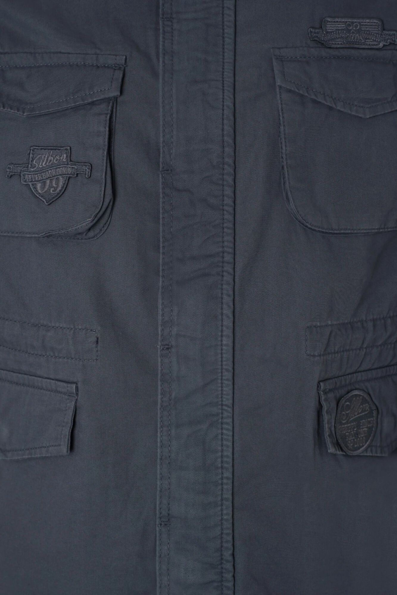 Silbon Casaco militar Azul