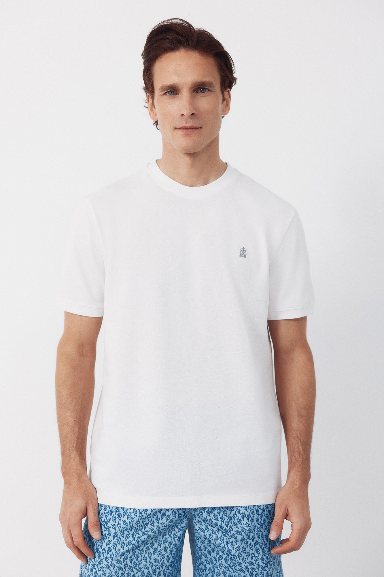 Cortefiel Camiseta b&aacute;sica piqu&eacute;