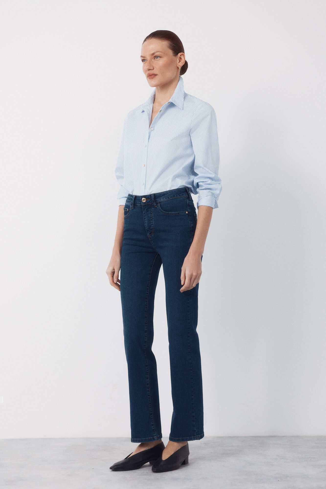 Cortefiel Sensational straight jeans Blue