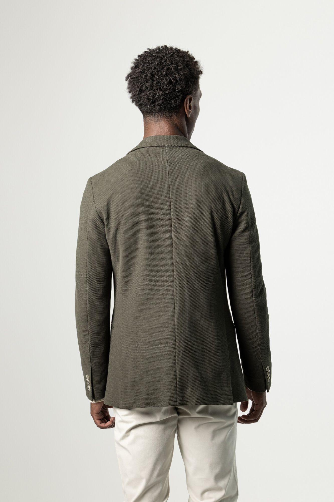 PuroEGO Blazer em piqu&eacute; Verde