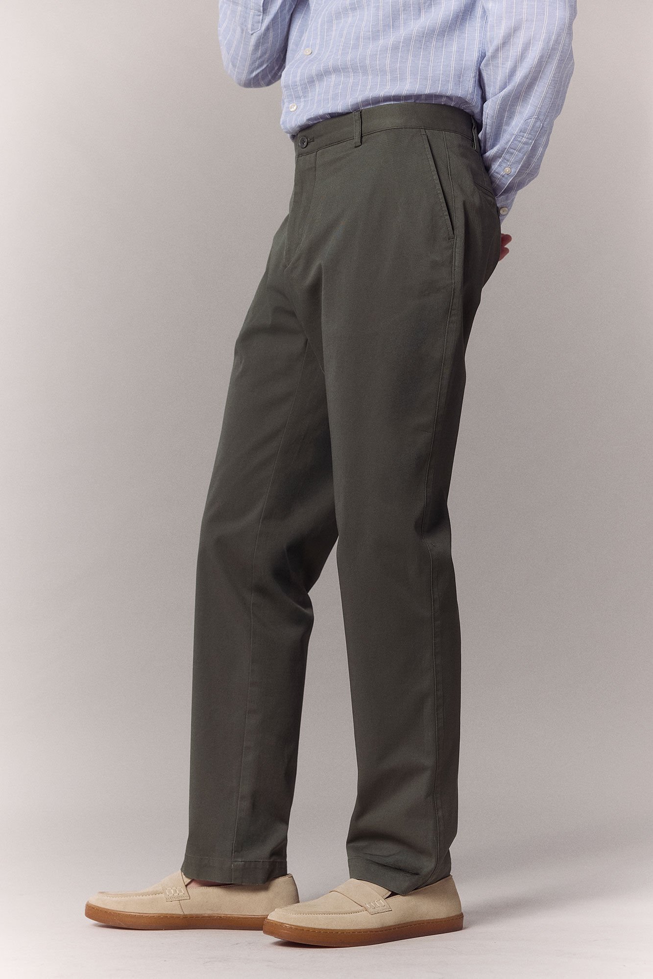 OOTO Cal&ccedil;a de fato coordenada em algod&atilde;o Verde