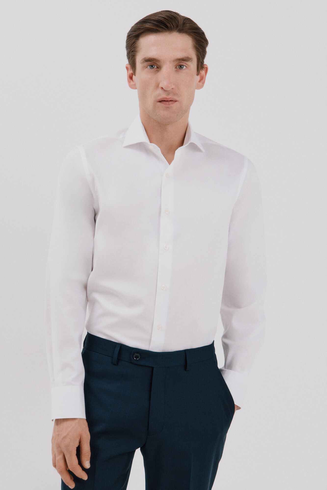 Cortefiel Plain easy-iron dress shirt