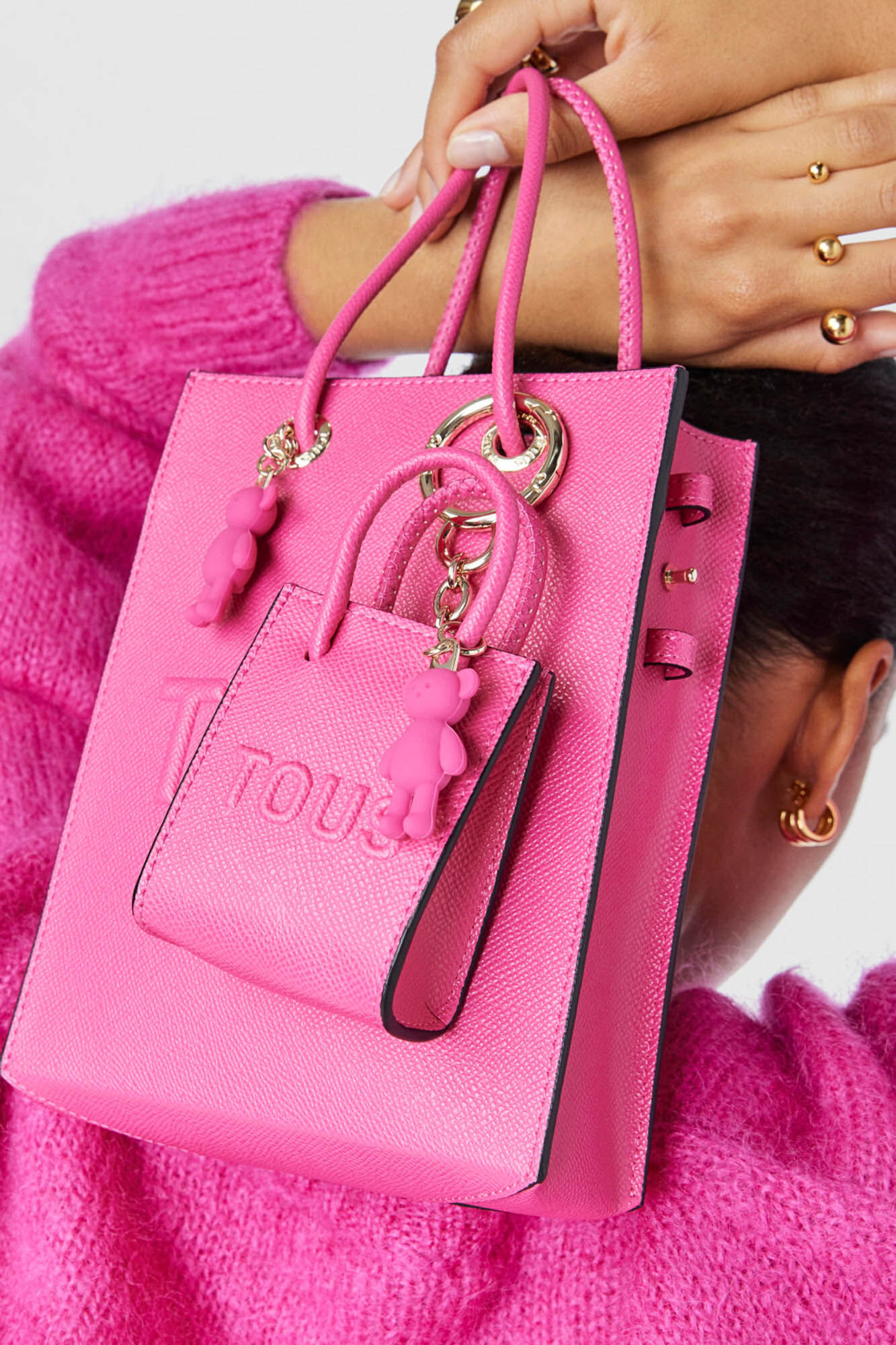 Tous Mini bolso Pop fucsia La Rue Fucsia