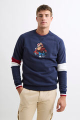 Williot Sweatshirt Sr. Willie ao Folho Azul