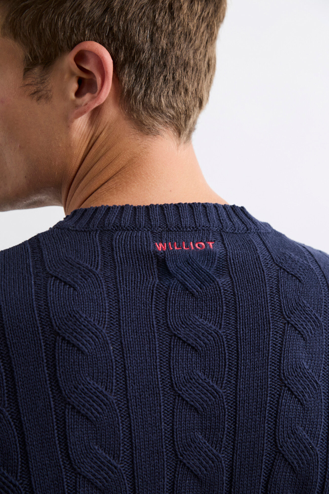 Williot Camisola tran&ccedil;ado Azul