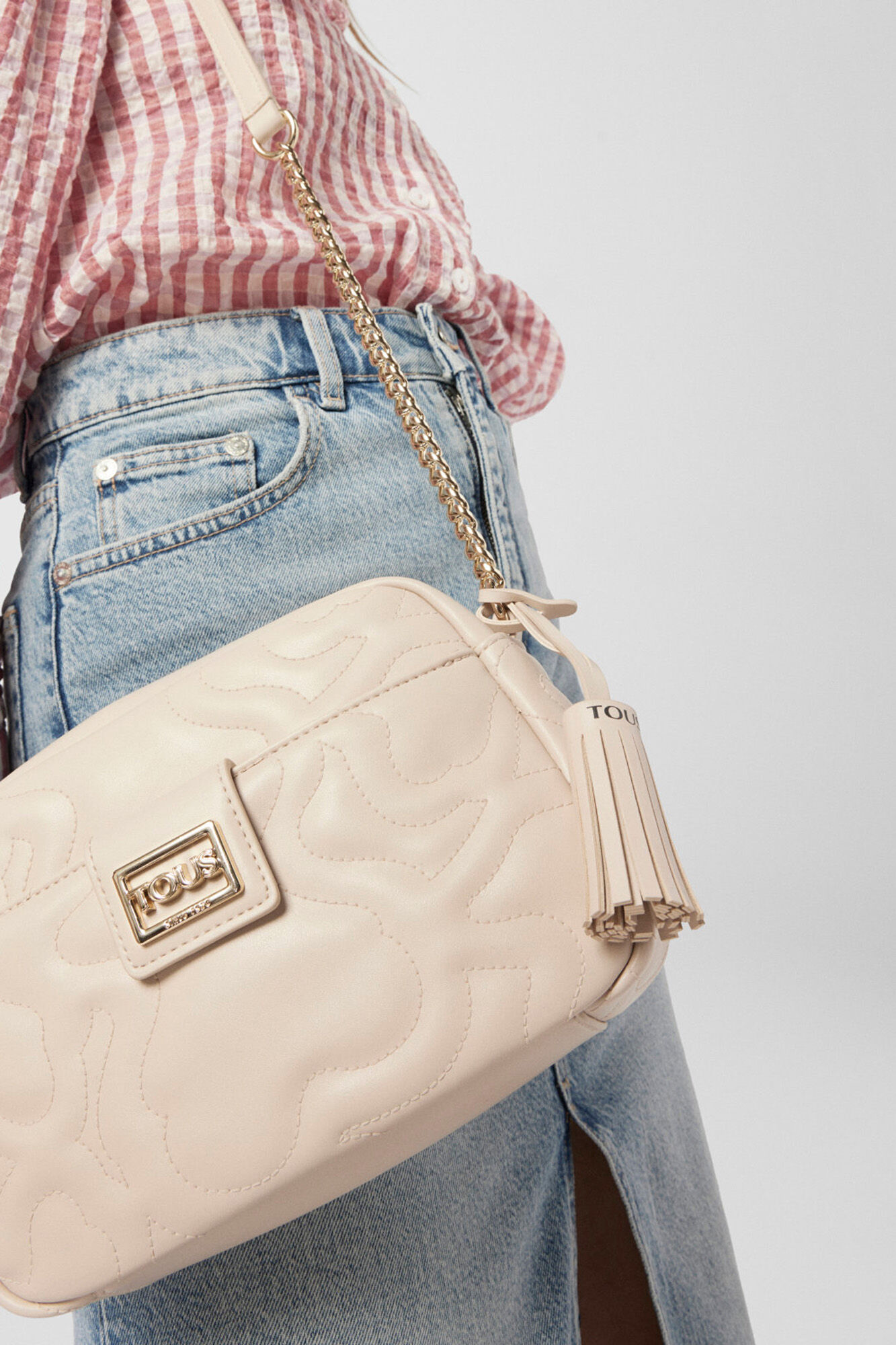 Tous Bolsa tiracolo pequena Kaos Dream bege Tostado