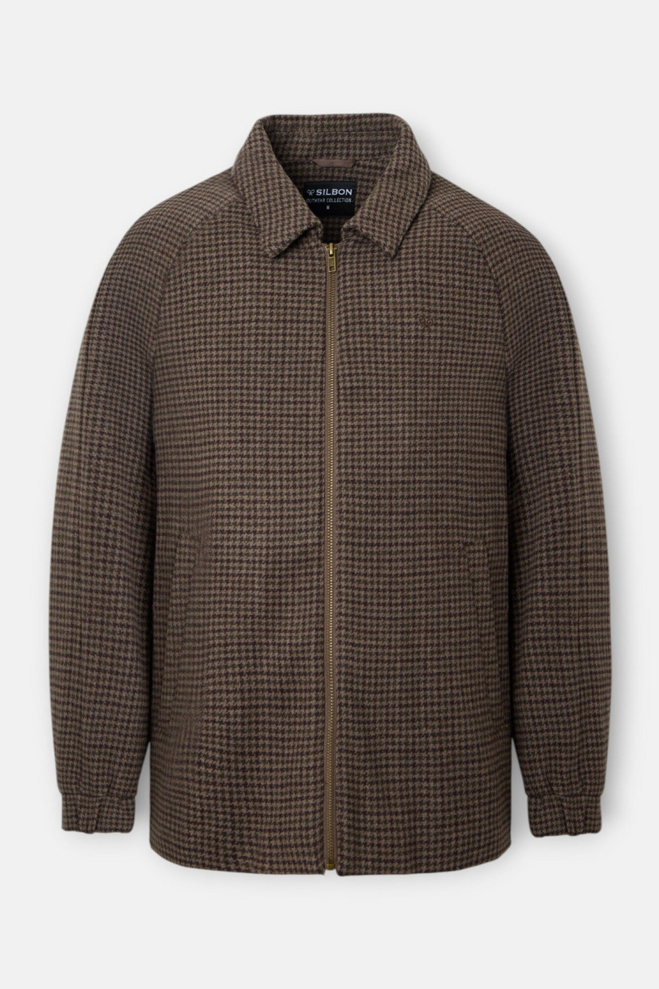 Silbon Blus&atilde;o pied-de-poule Castanho