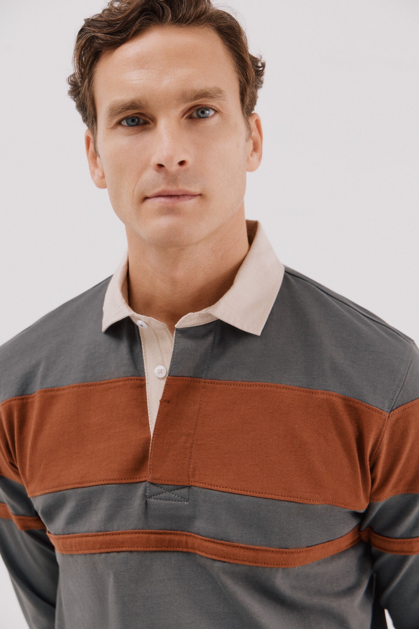 Cortefiel Polo rugby bloques