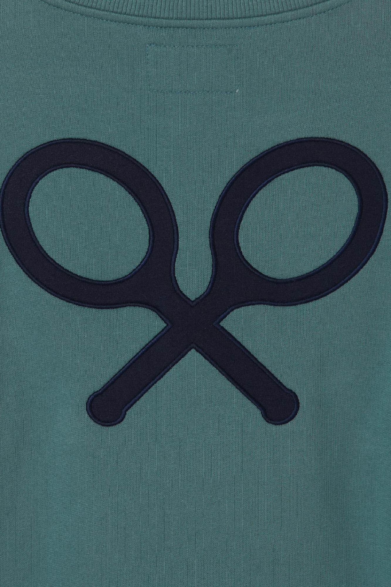 Silbon Sudadera raqueta lisa verde azul Verde