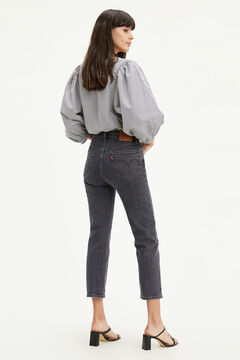 Cortefiel 501® Crop Straight jeans. Black