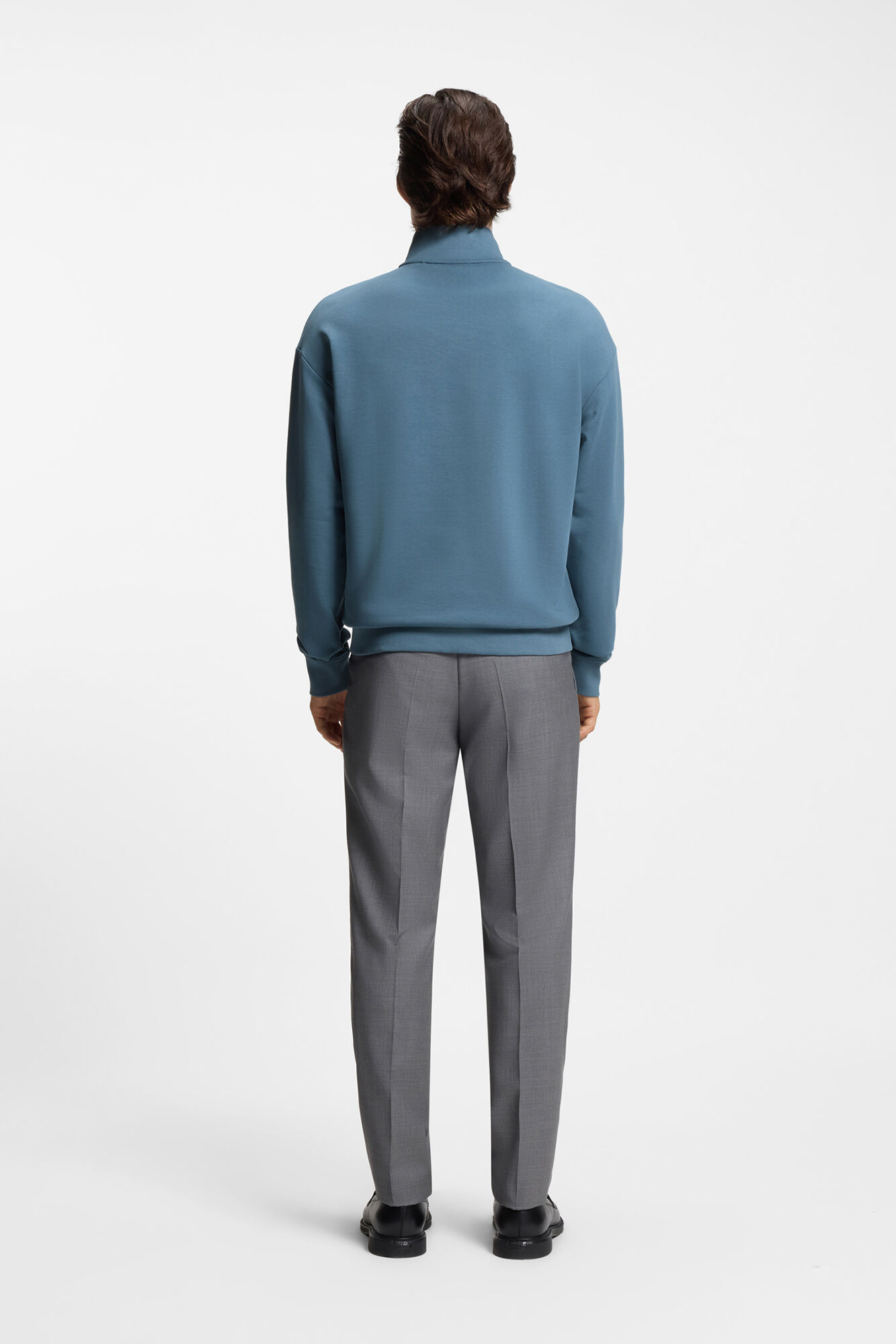 HUGO Sweatshirt com fecho-&eacute;clair