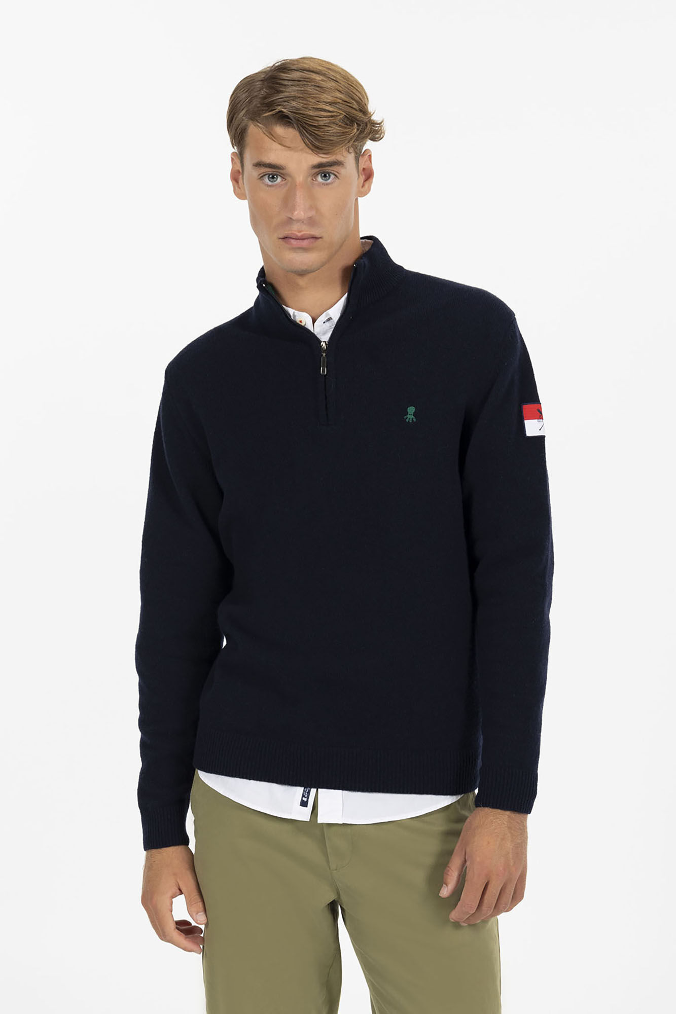 elPulpo Jersey b&aacute;sico cuello perkins