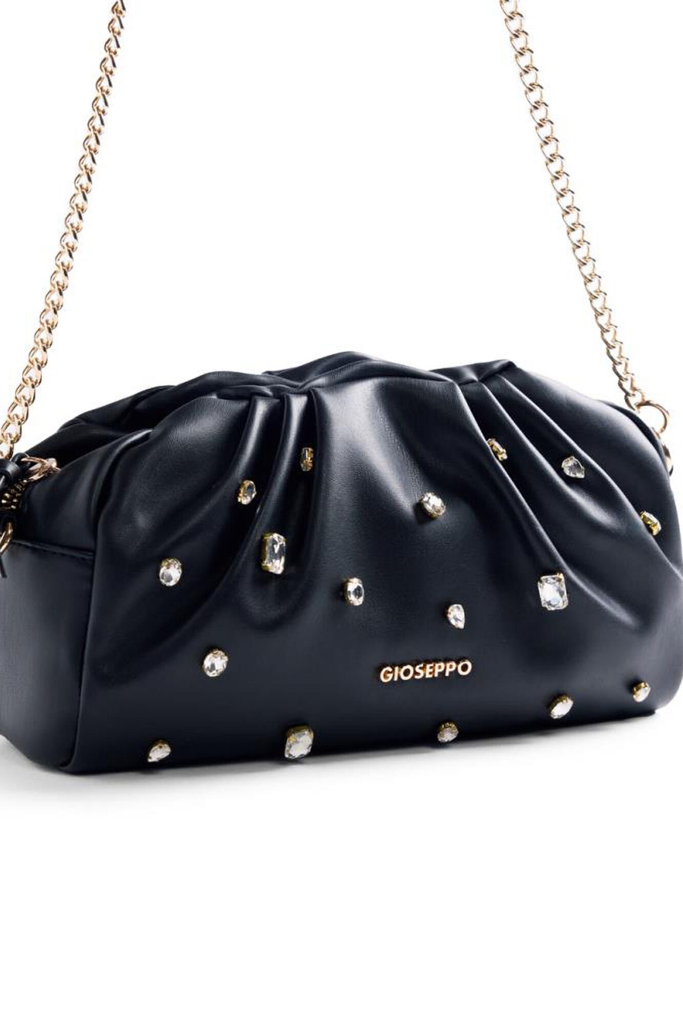 Gioseppo Bolsa de mala de tiracolo com joias Berrien Preto