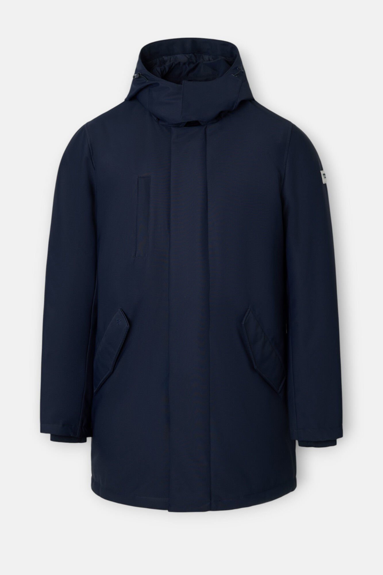 Silbon Parka de alfaiataria t&eacute;cnica Azul