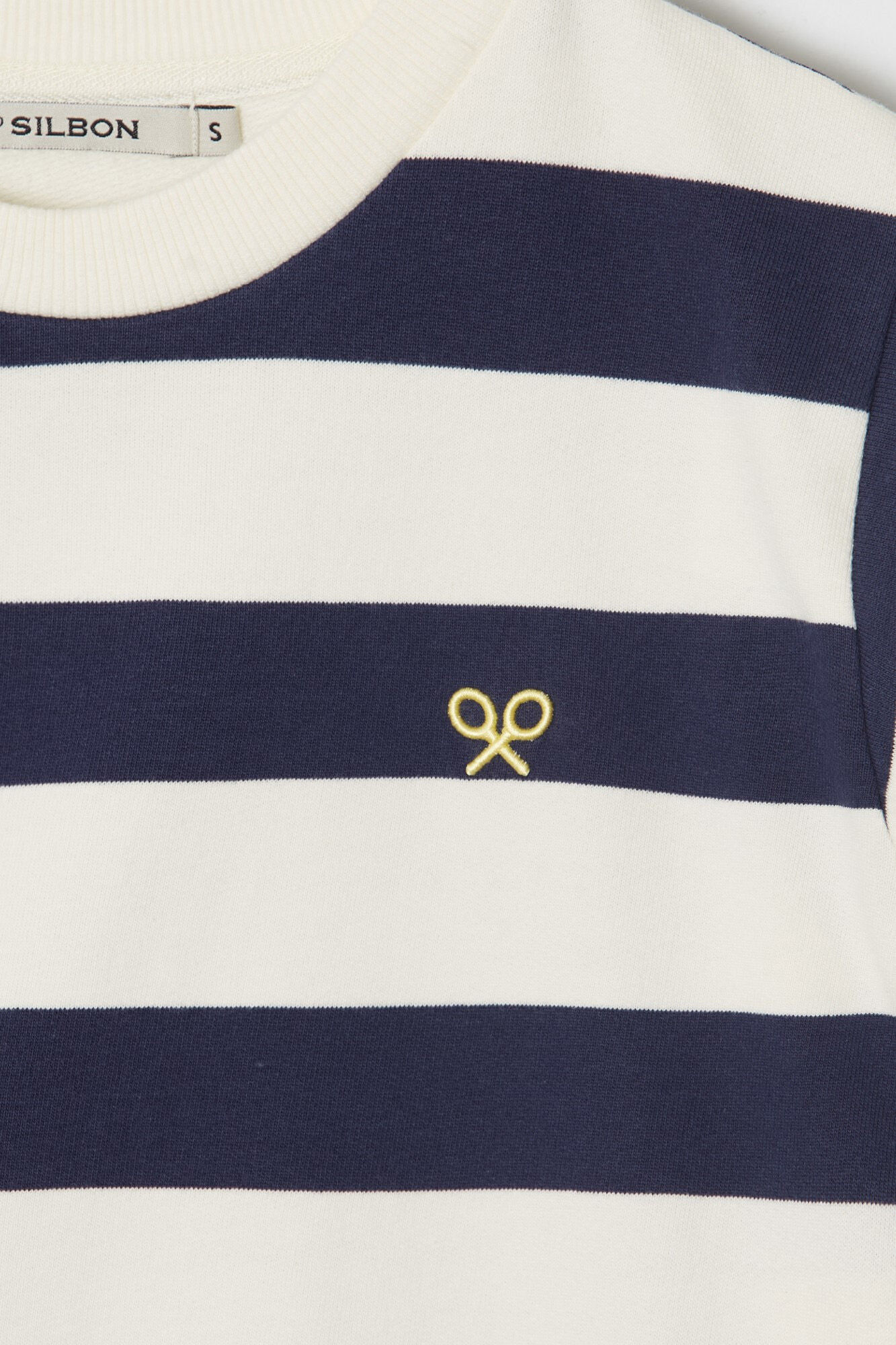 Silbon Sudadera woman rayas Estampado azul