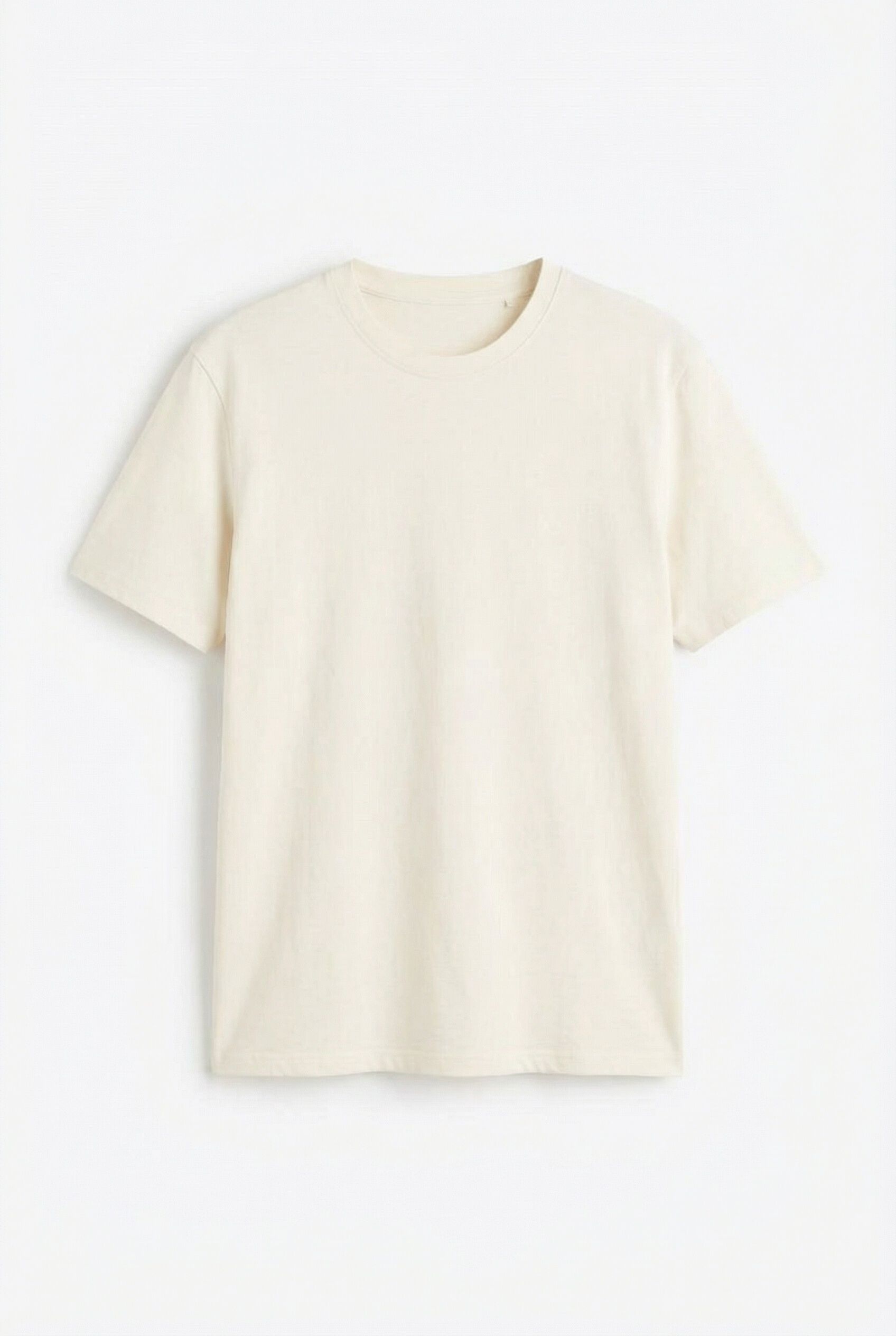 OOTO Camiseta b&aacute;sica lavada Beige
