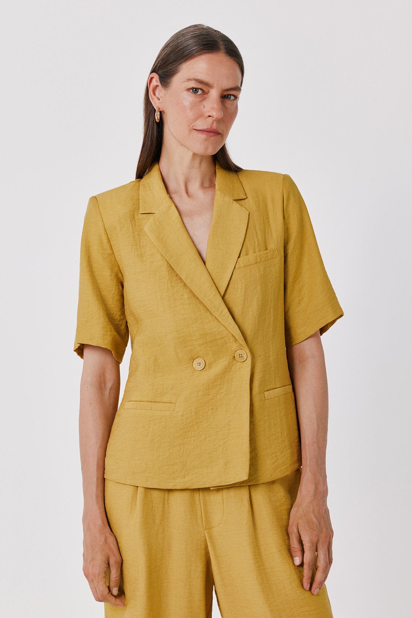 Cortefiel Women's short sleeve blazer