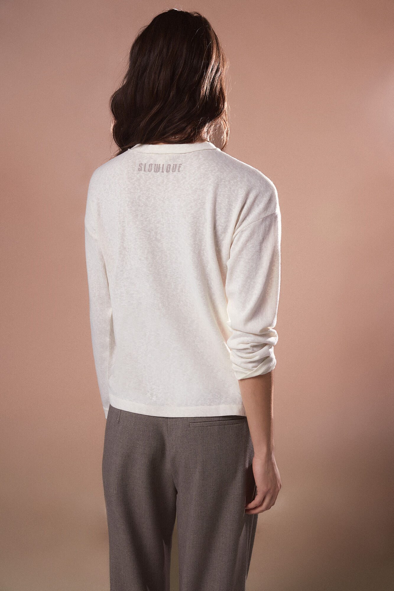 Slowlove Camiseta oversize Blanco