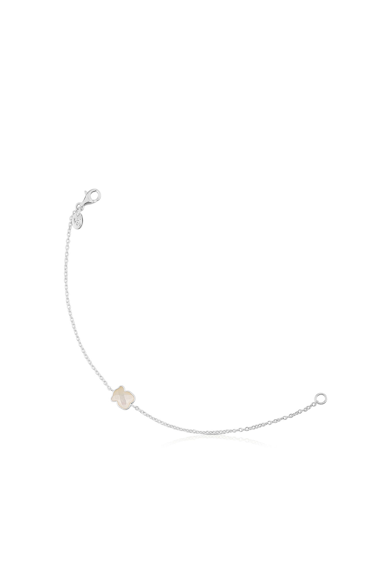 Tous Silver and nacre bracelet Grey