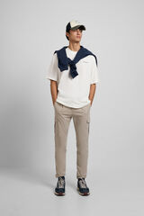 Silbon T-shirt especial para sociedade de tênis Ecru