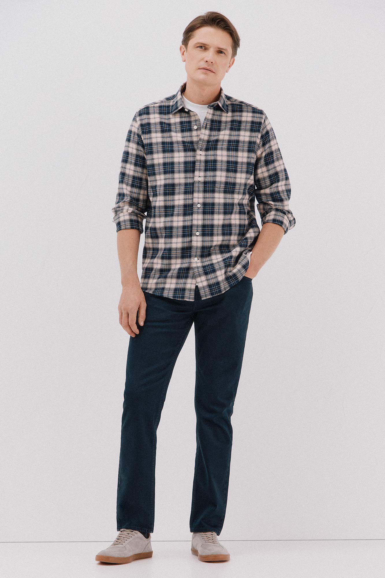 Cortefiel Pantal&oacute;n 5 bolsillos color regular fit