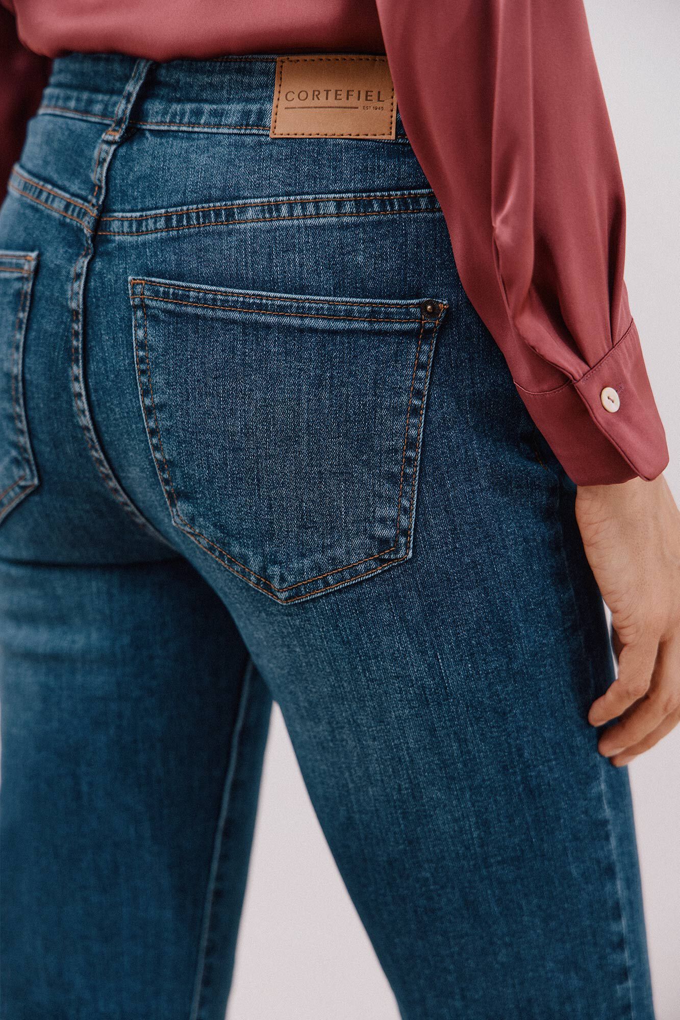 Cortefiel Straight jeans  Blue