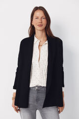 Cortefiel Cardigan with shawl neckline Black