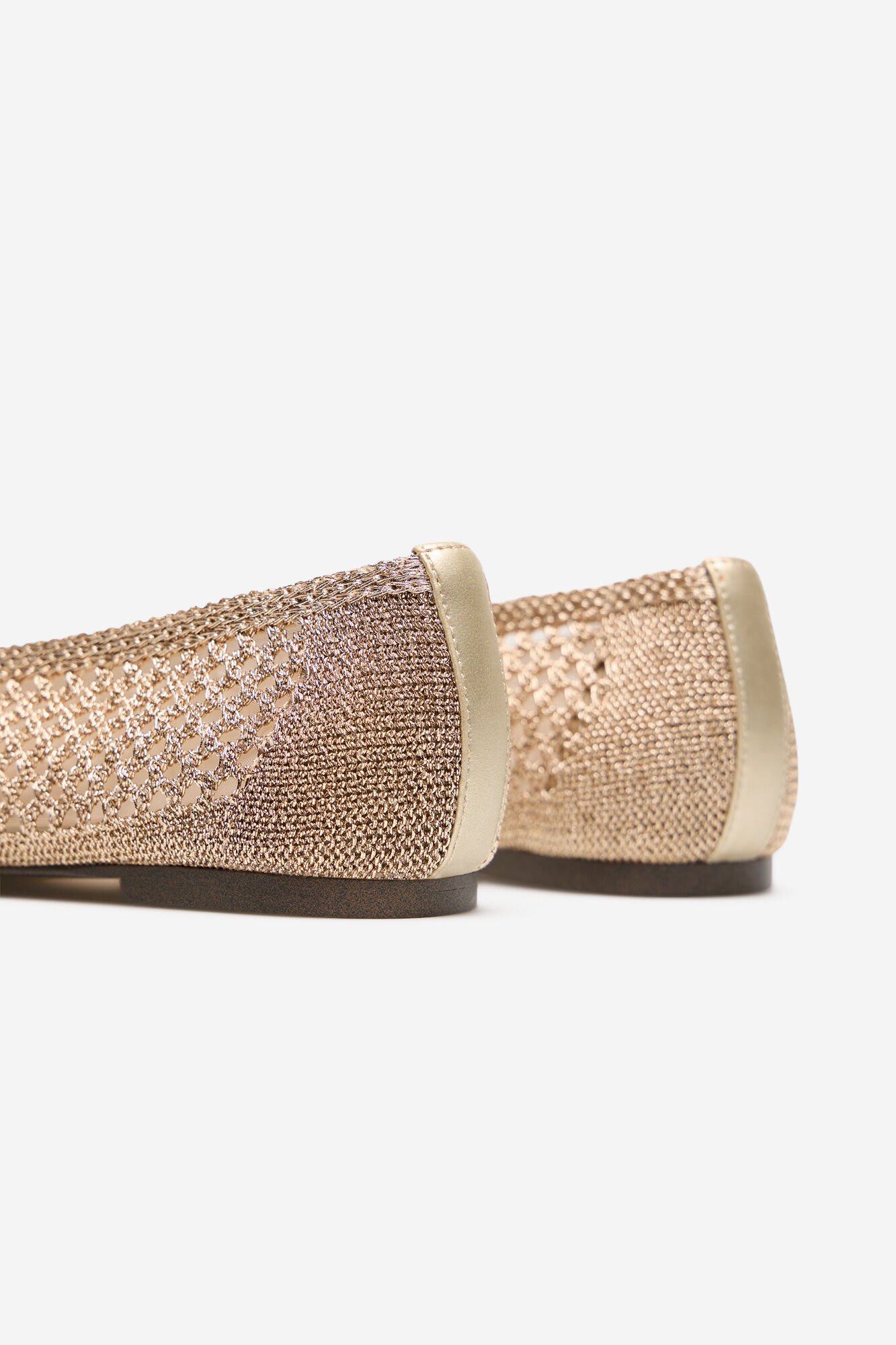 Cortefiel Ballerina braid detail Yellow