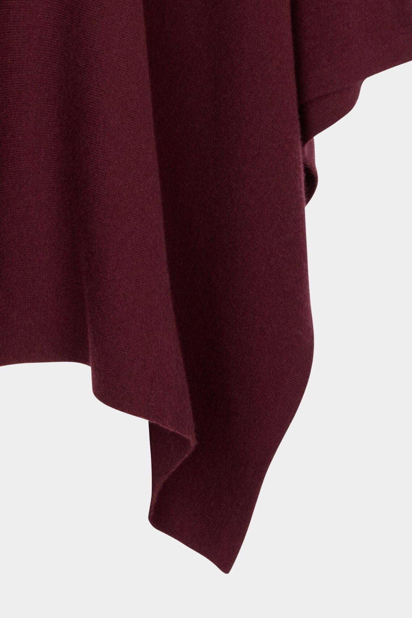 Morgan High neck cape Maroon