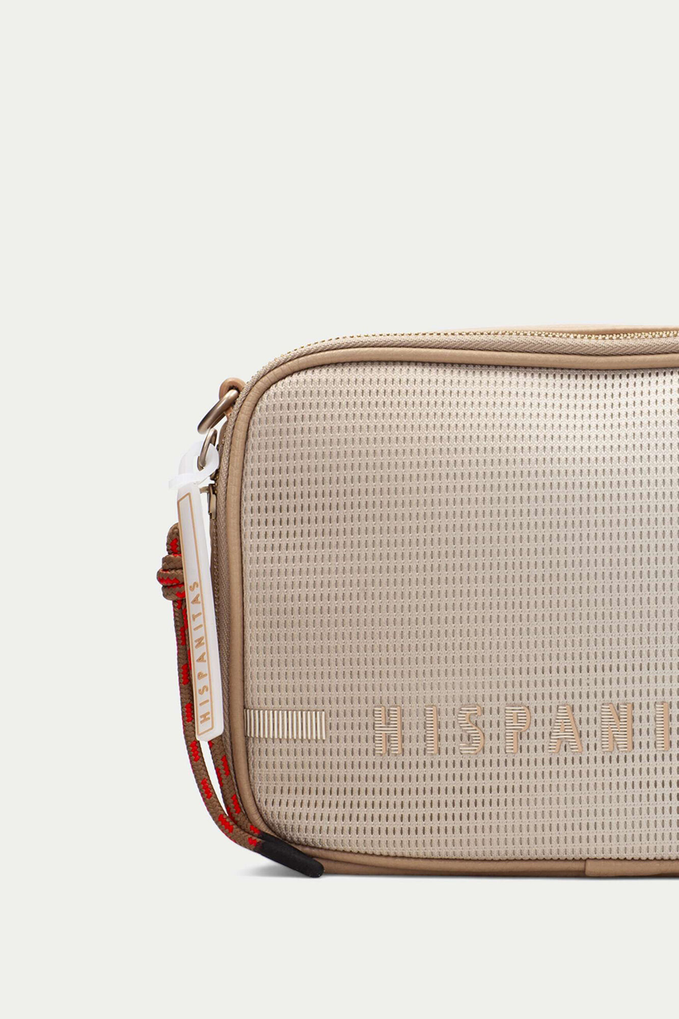 Hispanitas Mala a tiracolo retangular Castanho