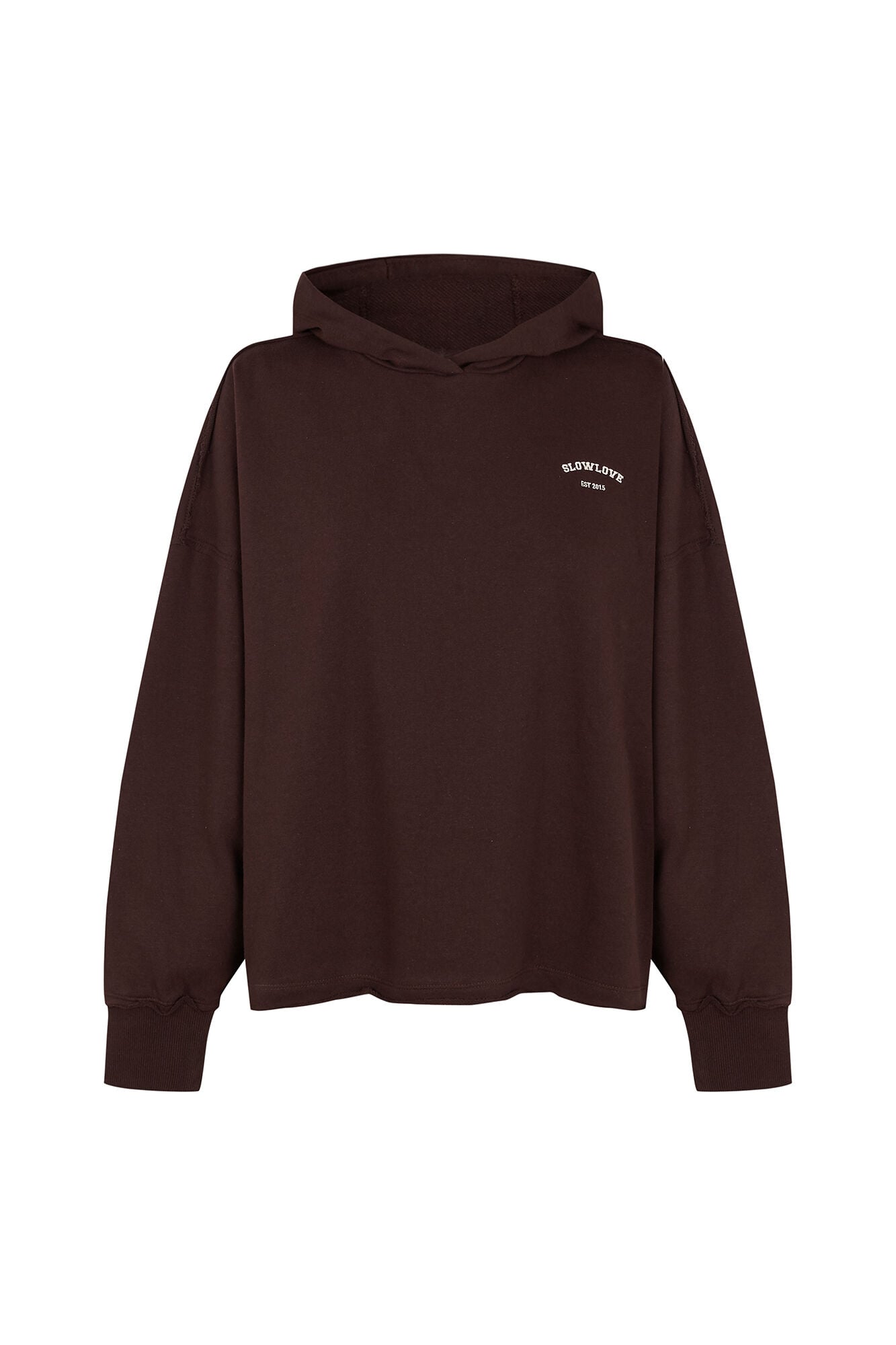 Slowlove Sweatshirt com capuz SlowLove Castanho