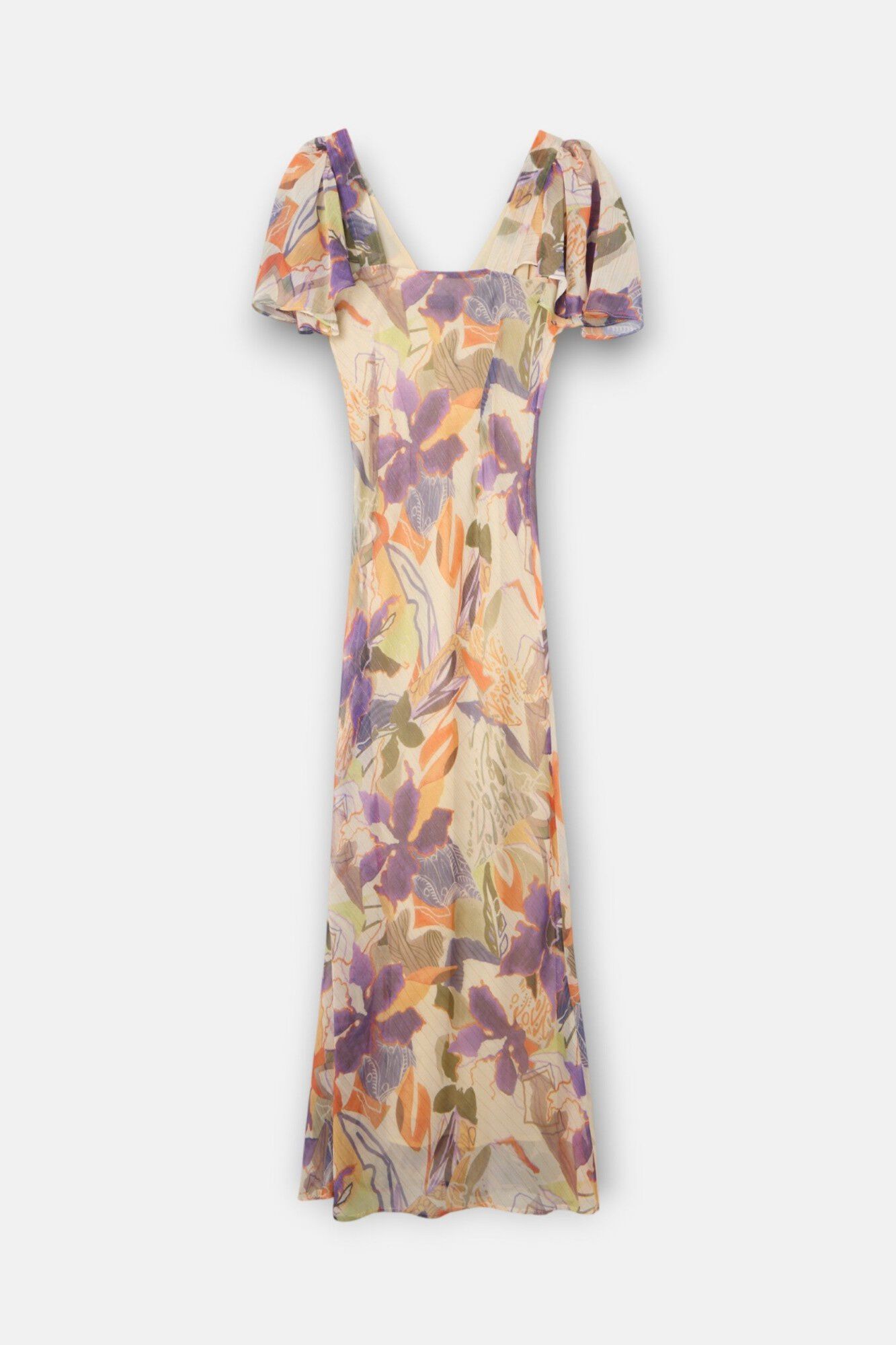 Silbon Floral print long dress Multicolour