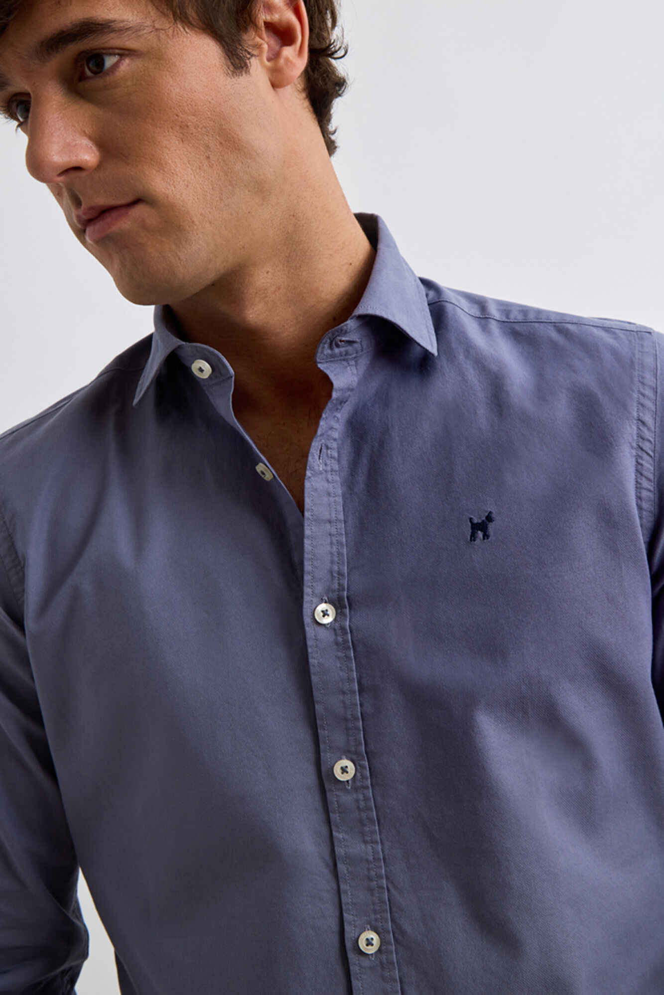 Williot Micropiqu&eacute; Shirt Blue