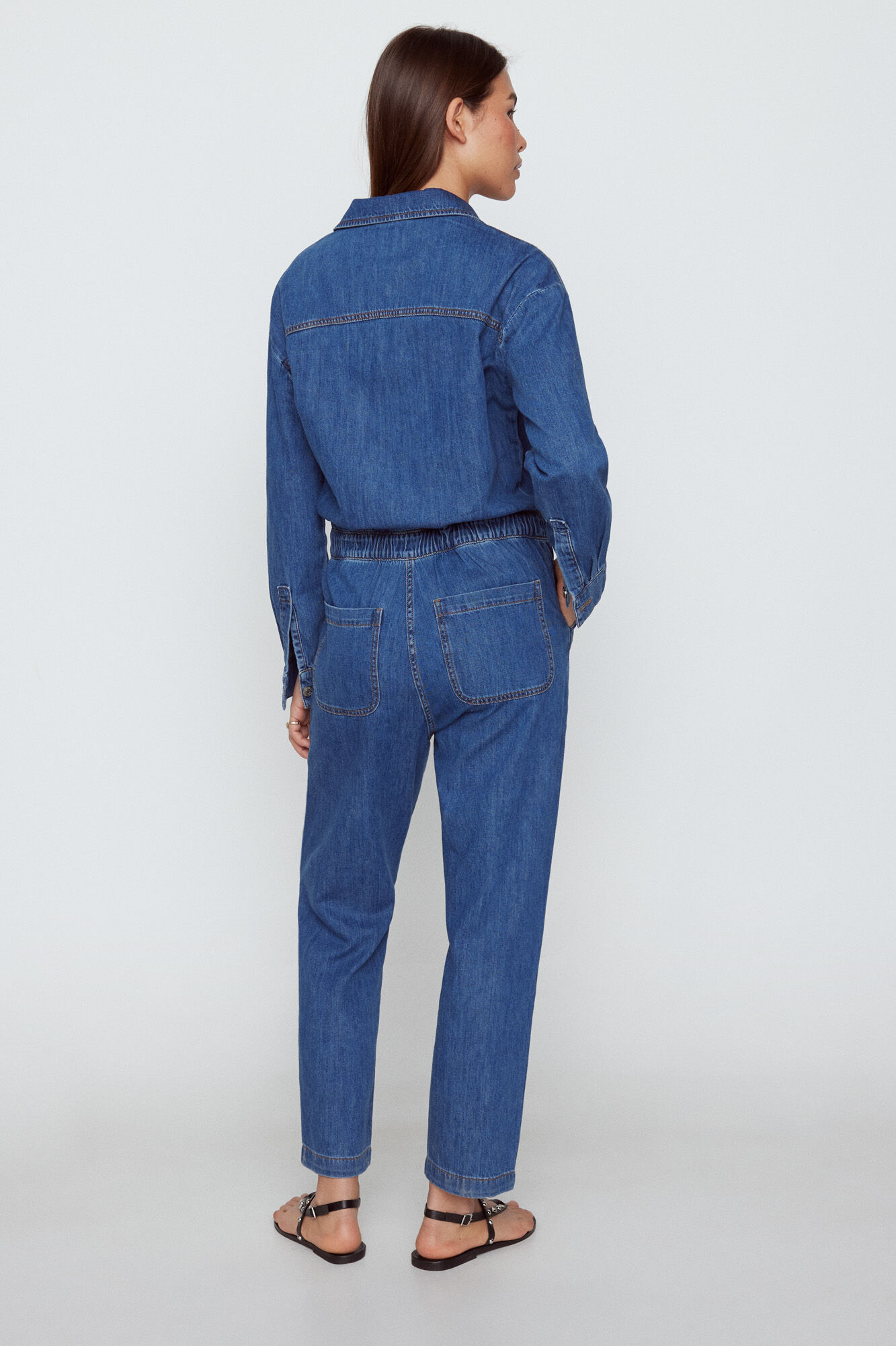 Monos Mujer Mono Vaquero SPRINGFIELD Para Mujer Tirantes Anchos