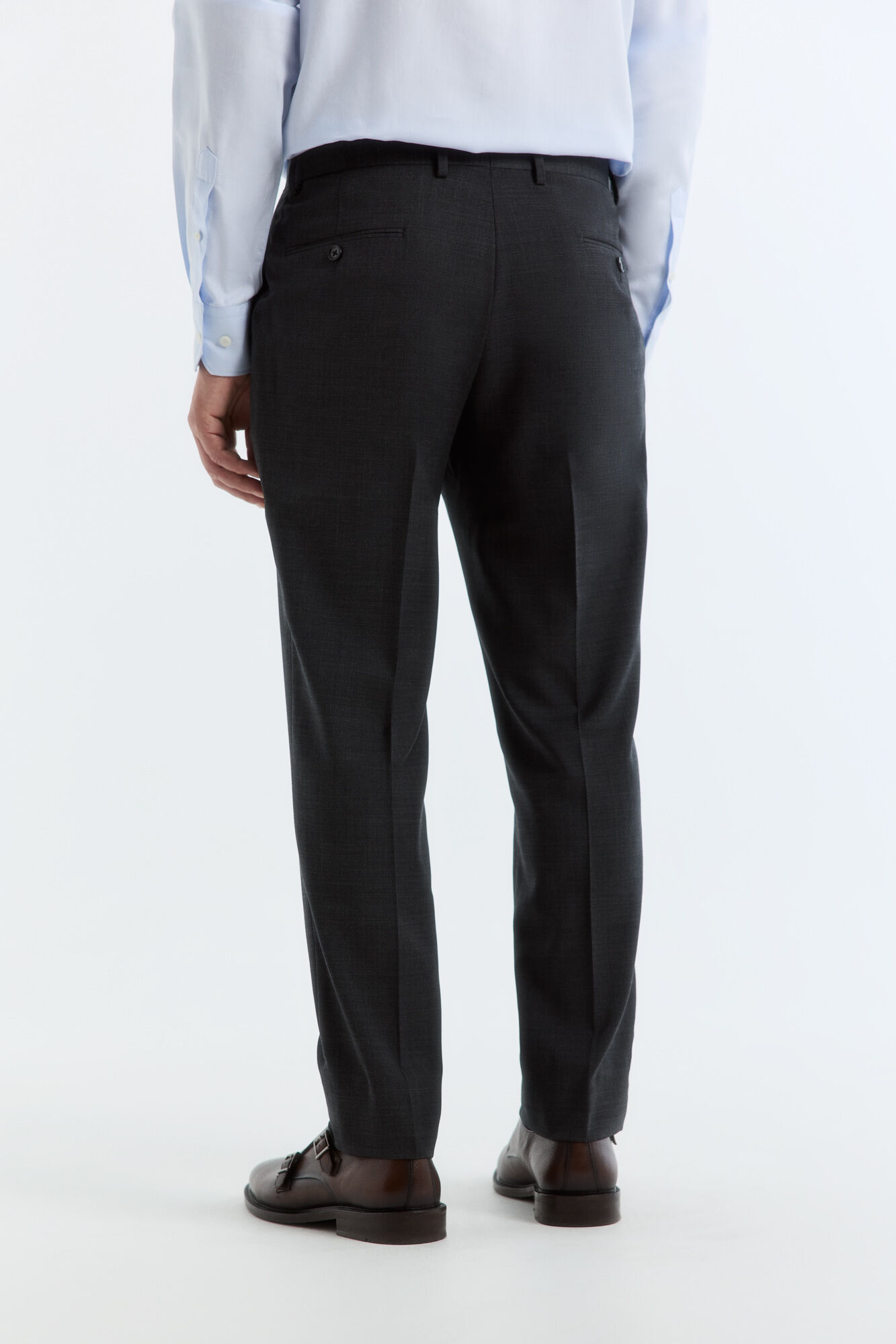 Cortefiel Smart twill trousers Dark grey