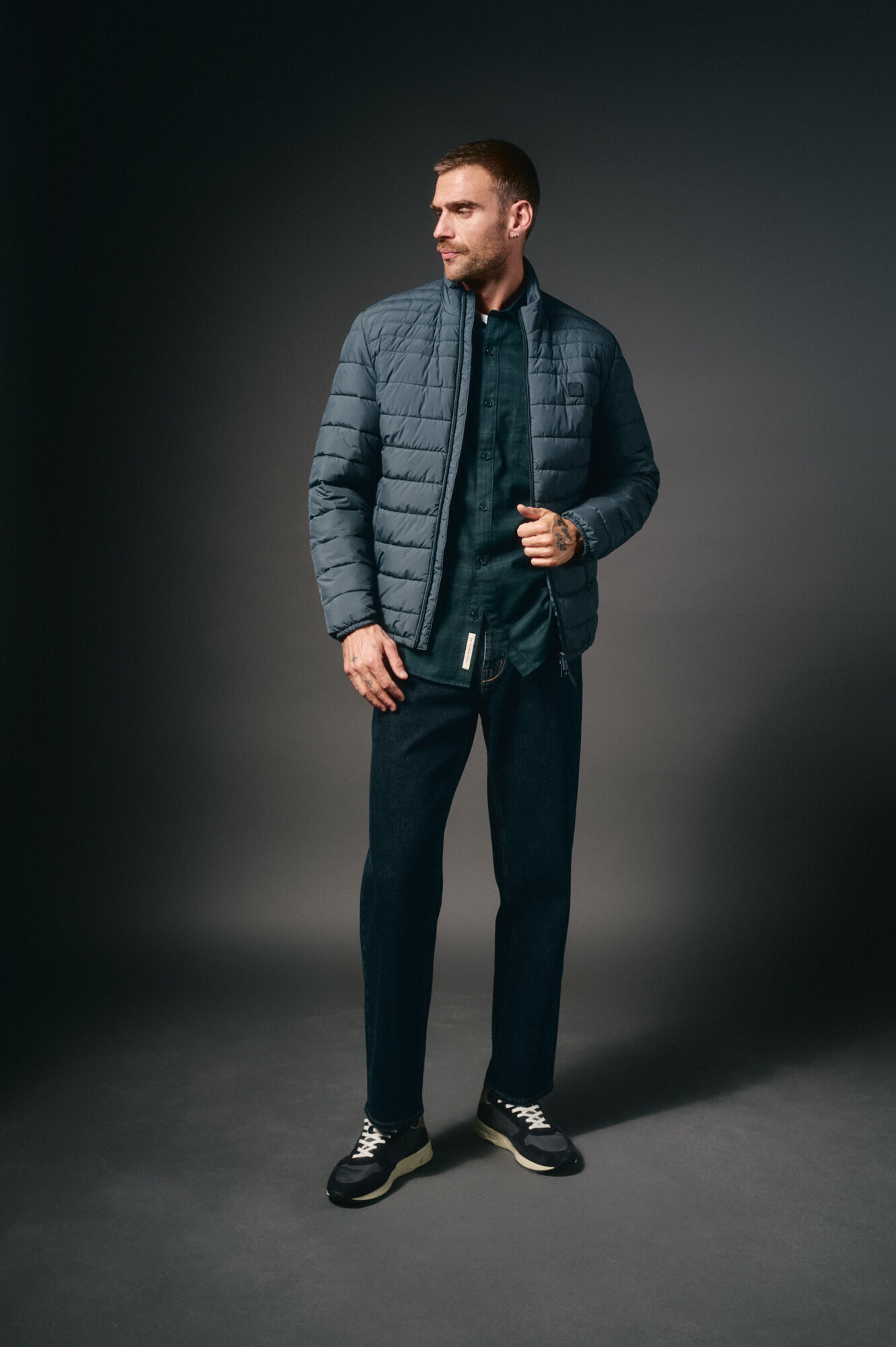 OOTO Cazadora acolchada ultralight Azul marino