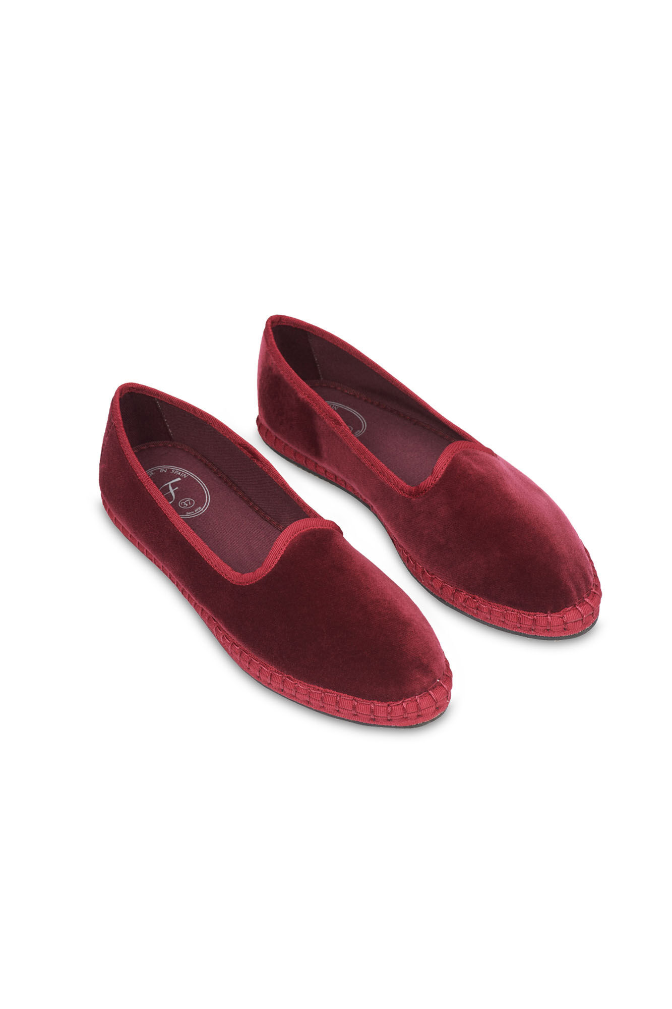 Flabelus Slippers de terciopelo