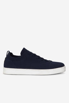 Cortefiel Sandford knitted sneakers Blue