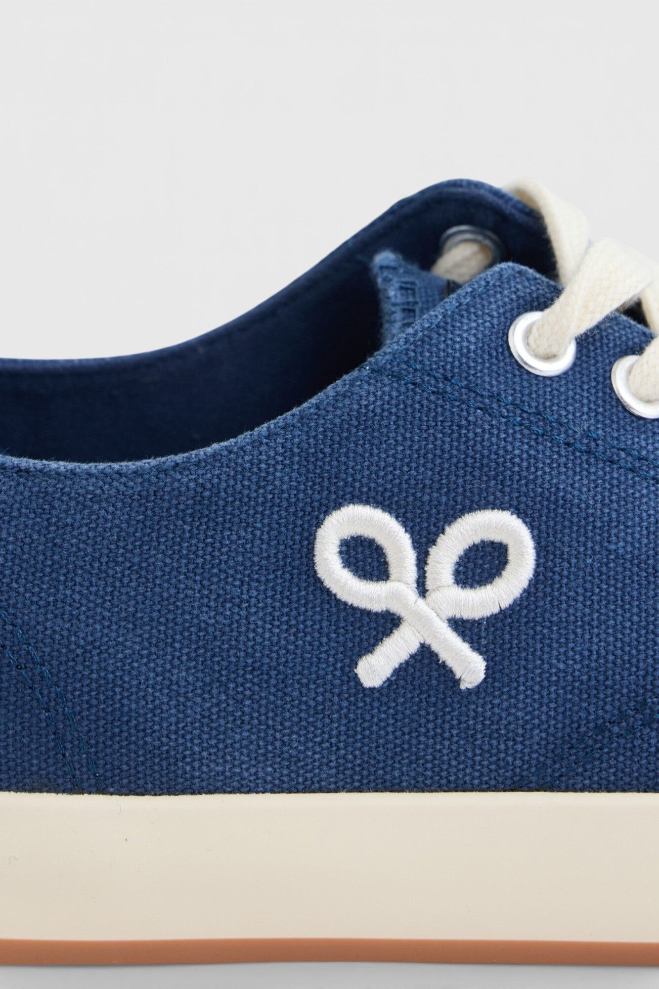 Silbon Canvas classic sneaker Navy