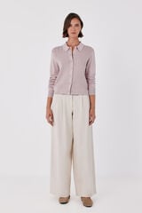 Cortefiel Polo neck jacket Pink