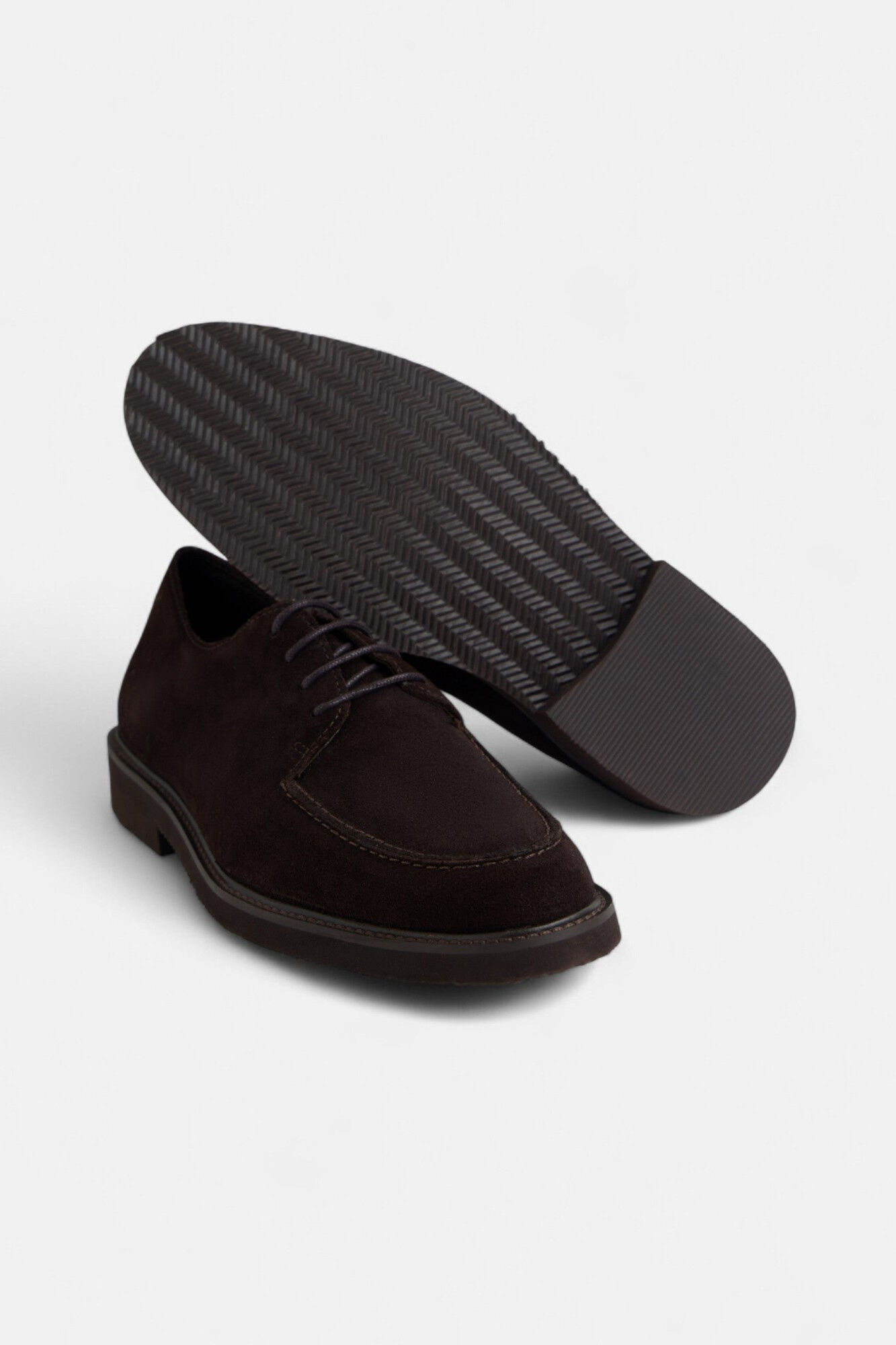 Silbon sapato cl&aacute;ssico de croute Castanho