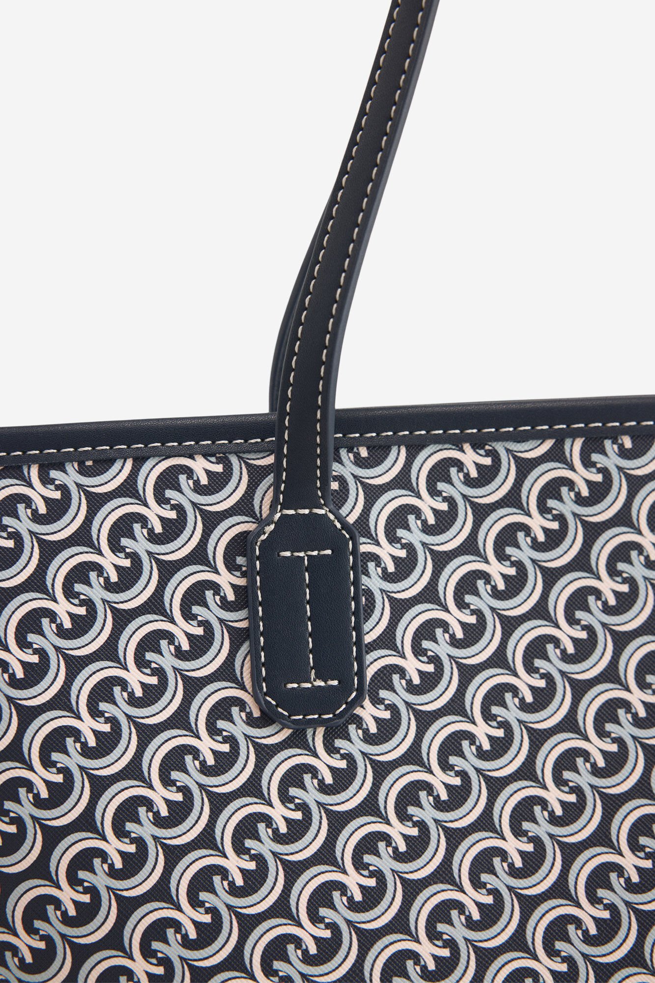 Cortefiel Monogram shopper bag
