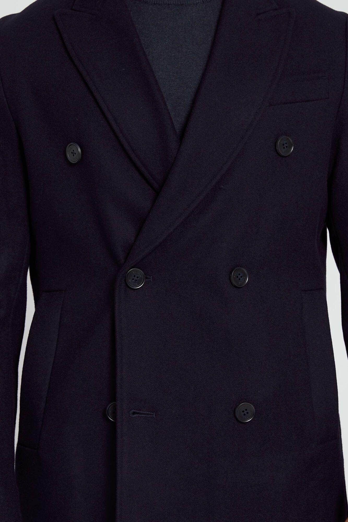 Silbon Abrigo lana crossed azul marino Azul marino