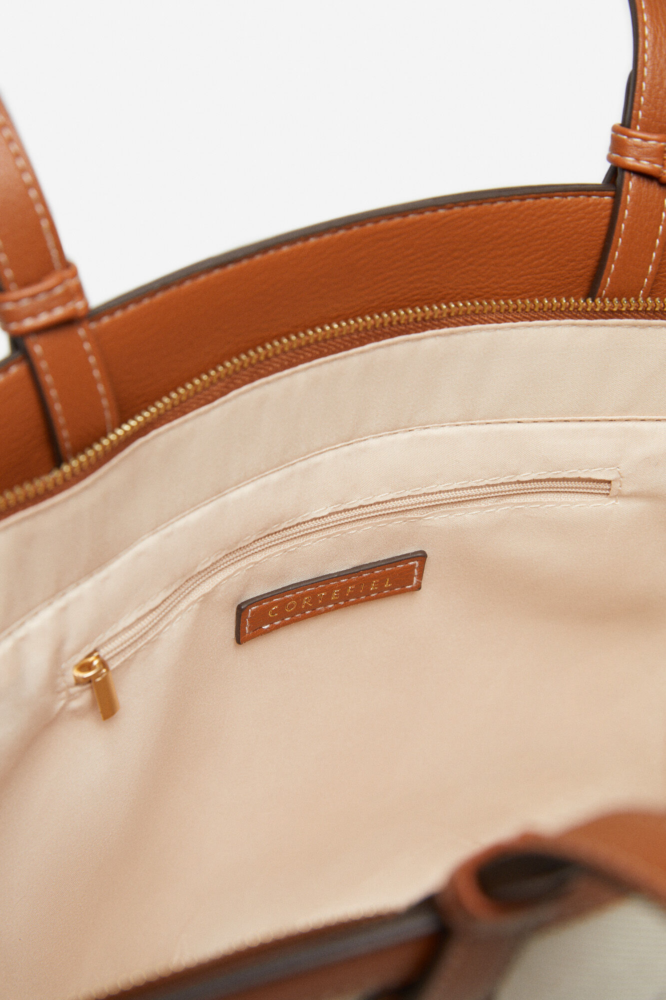Cortefiel Bolso capazo Marfil